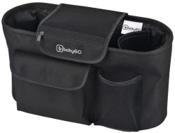 Babygo Black Stroller Organizer Buggytasje 3903