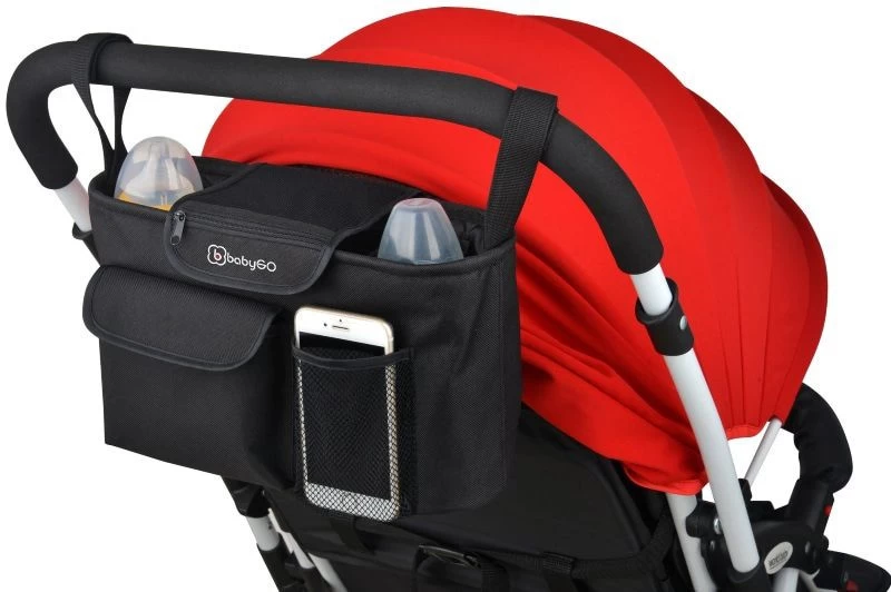 Babygo Black Stroller Organizer Buggytasje 3903 - Afbeelding 3