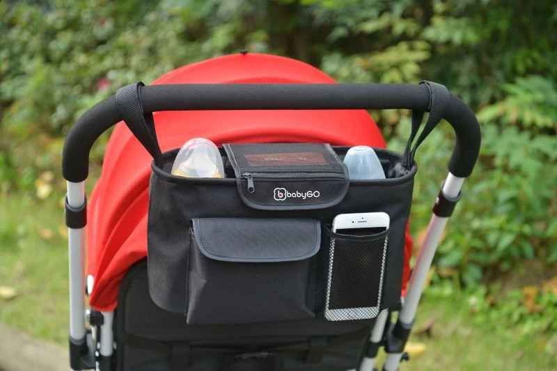 Babygo Black Stroller Organizer Buggytasje 3903 - Afbeelding 7