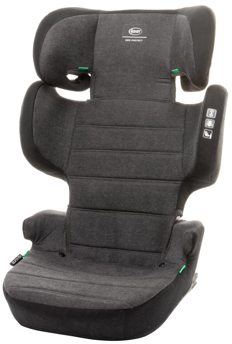 4Baby Euro-Fix Dark Grey 15-36kg I-Size Autostoel