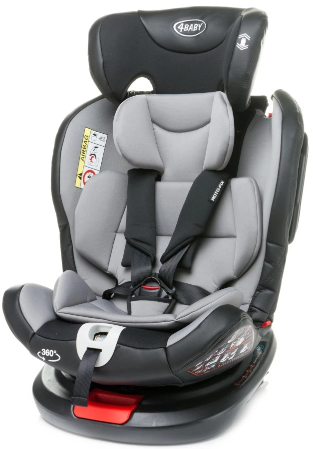 4Baby Roto-Fix Red 360º 0-36 Kg Isofix Autostoel - Afbeelding 4