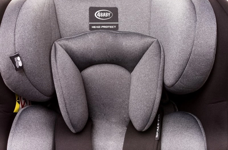 4Baby Space-Fix 2022 Grey 360º 0-36 Kg Autostoel - Afbeelding 8