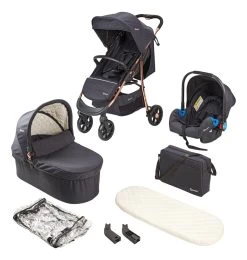 Babygo Style Black Rose 3-in-1 Kinderwagen Incl. Autostoel 6321