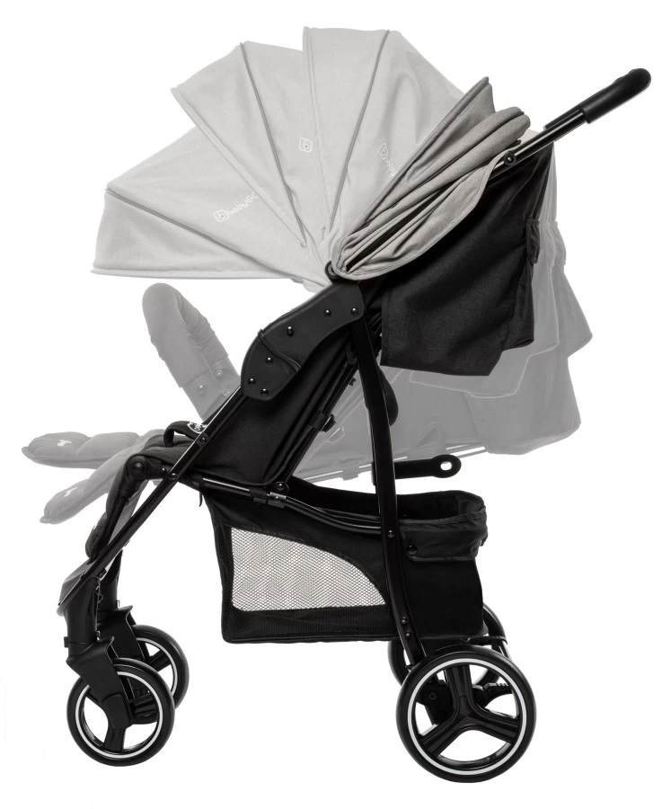 Babygo Basket Grey Melange Wandelwagen 6402 - Afbeelding 3