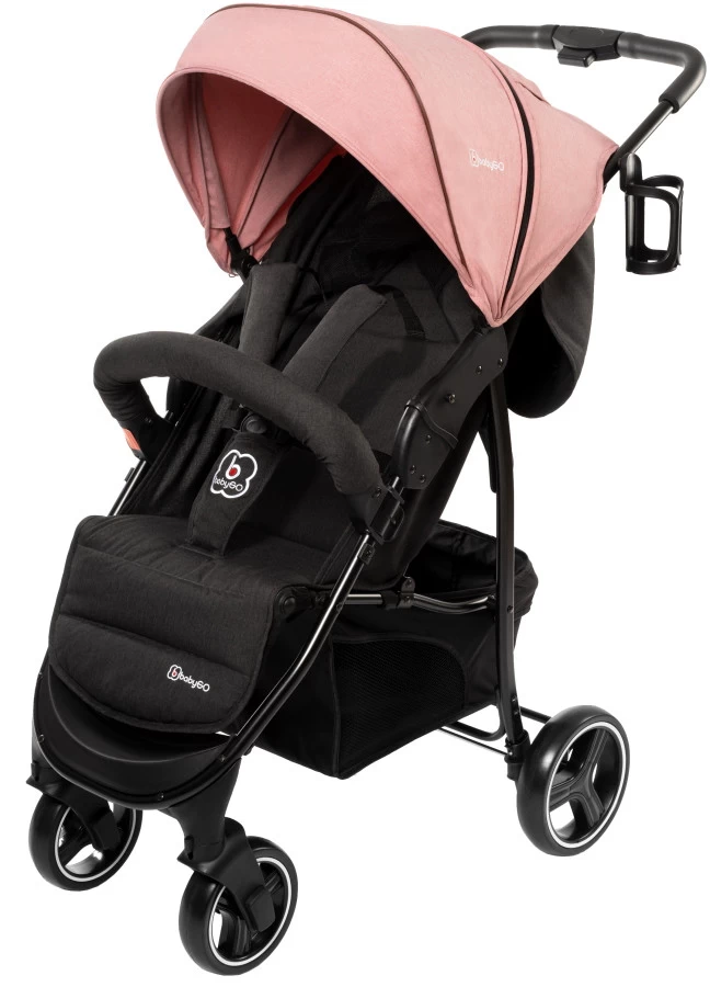 Babygo Basket Pink Melange Wandelwagen 6403