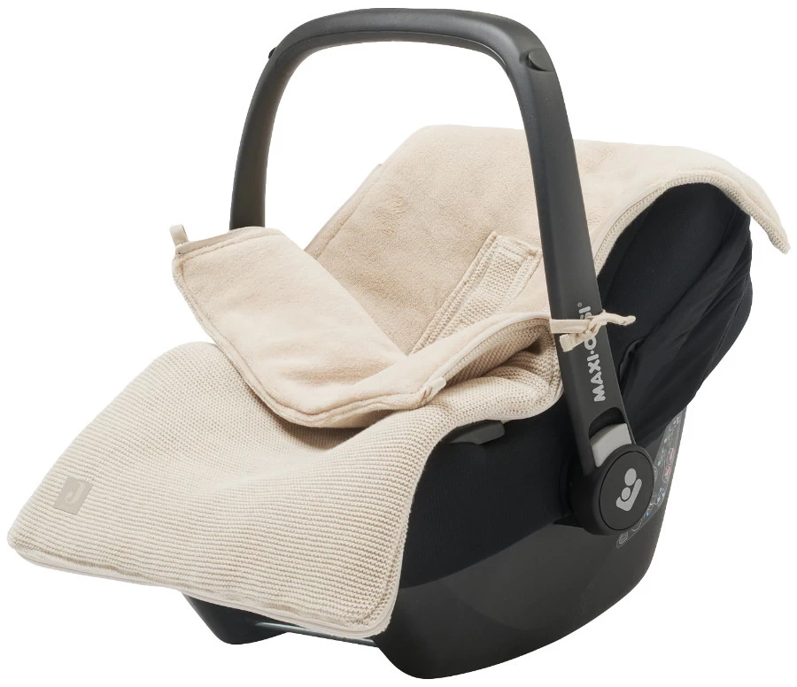 Jollein Basic Knit Nougat 3/5 Punts 0-9 Maanden Autostoel Voetenzak 025-811-65360