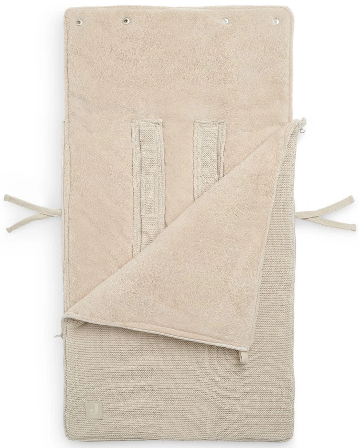 Jollein Basic Knit Nougat 3/5 Punts 0-9 Maanden Autostoel Voetenzak 025-811-65360 - Afbeelding 3