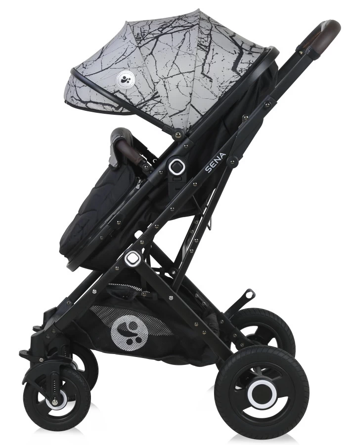 Lorelli Sena Grey Marble 3-in-1 Combi Kinderwagen Incl. Autostoel 1002161-2113 - Afbeelding 7