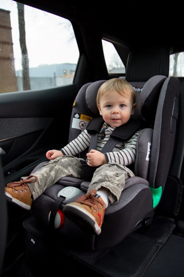 Ding York Grey Leather I-Size Autostoel 9-36 Kg K63 - Afbeelding 12