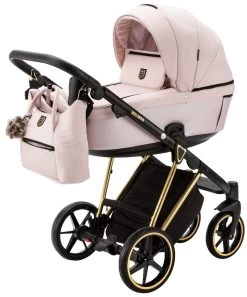Adamex Belissa Special Edition Pink/Gold 2-in-1 Kinderwagen PS-540