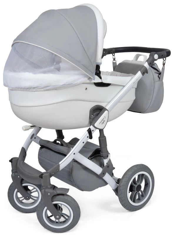 Baby Merc Faster 3 Eco Leather Grey Kinderwagen Incl. Autostoel F10 - Afbeelding 5