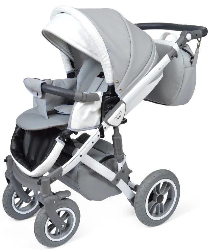 Baby Merc Faster 3 Eco Leather Grey Kinderwagen Incl. Autostoel F10 - Afbeelding 7