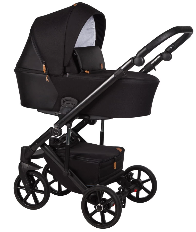 Baby Merc Mosca Black 3-in-1 Kinderwagen Incl. Autostoel MO/ML204/B - Afbeelding 2