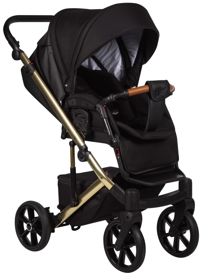 Baby Merc Mosca Limited Black/Gold 3-in-1 Kinderwagen Incl. Autostoel MOL/ML204/ZE - Afbeelding 3