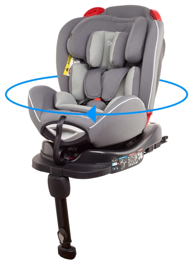 Babygo Fixleg Grey Isofix 360° Autostoel 0-25 Kg 2702