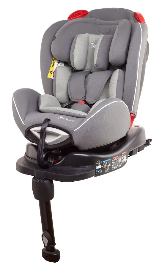 Babygo Fixleg Grey Isofix 360° Autostoel 0-25 Kg 2702 - Afbeelding 2