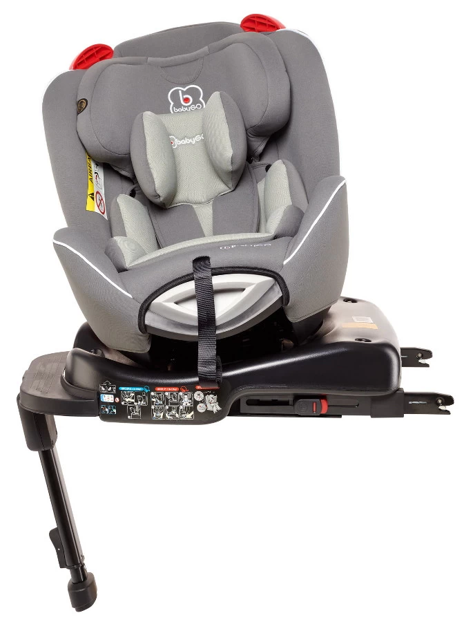 Babygo Fixleg Grey Isofix 360° Autostoel 0-25 Kg 2702 - Afbeelding 6