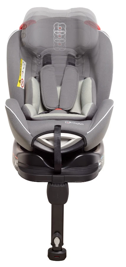 Babygo Fixleg Grey Isofix 360° Autostoel 0-25 Kg 2702 - Afbeelding 8