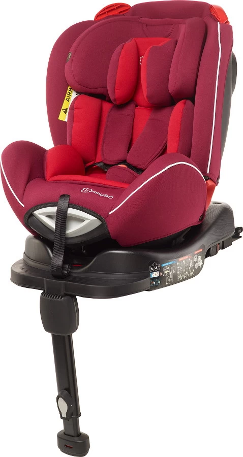 Babygo Fixleg Red Isofix 360° Autostoel 0-25 Kg 2703 - Afbeelding 2