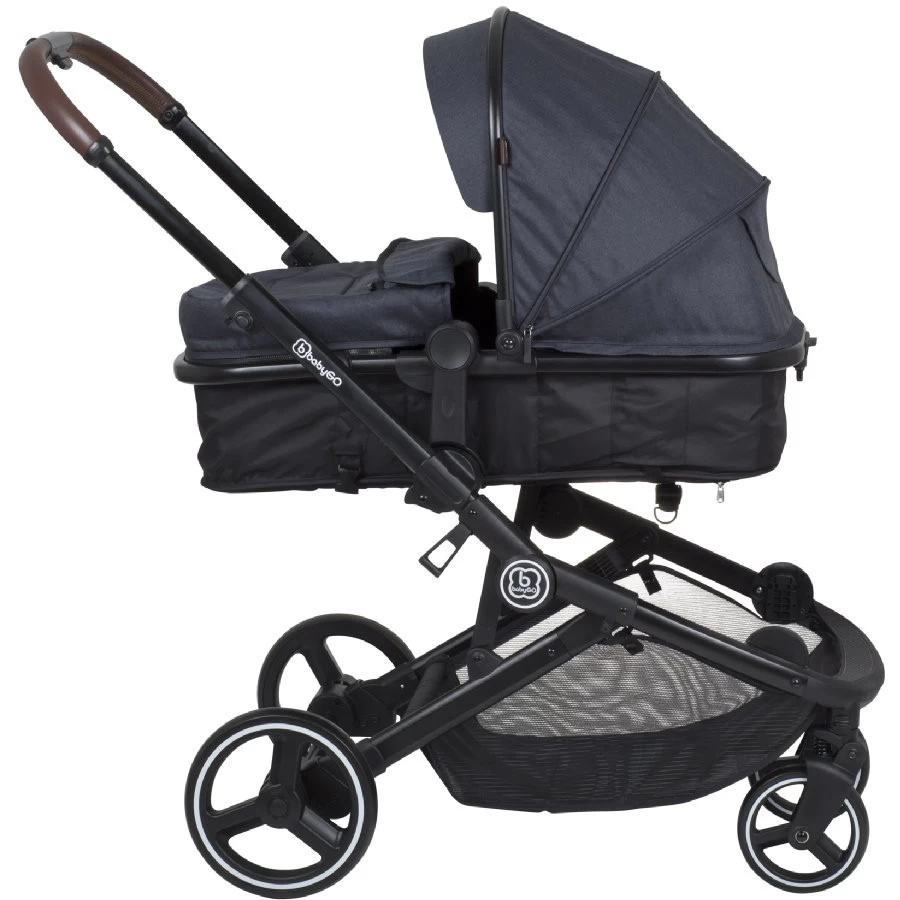 Babygo Twinner Grey Tandem Duowagen Incl. 2 Autostoelen - Afbeelding 18