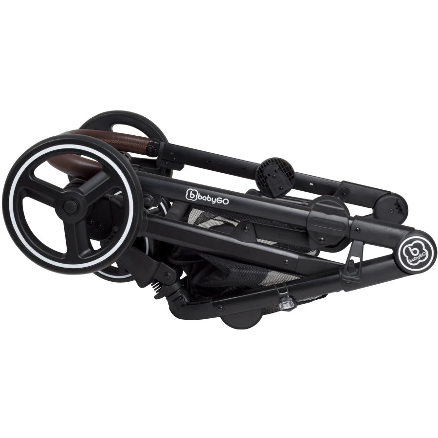 Babygo Twinner Blue Tandem Duowagen Incl. 2 Autostoelen - Afbeelding 17