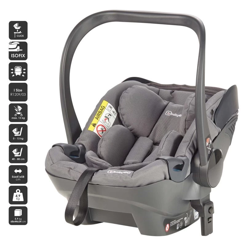 Babygo Duo Mega Grey Tandem Kinderwagen Incl. 2 Autostoelen 78001 - Afbeelding 20