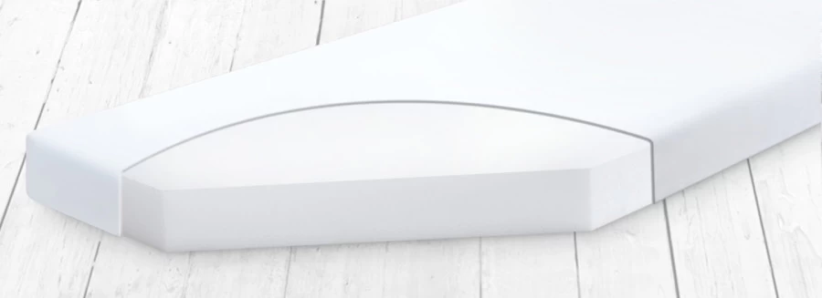 Babymatex Softi Simple 75x35cm Kinderwagenmatras TB0224_01 - Afbeelding 2