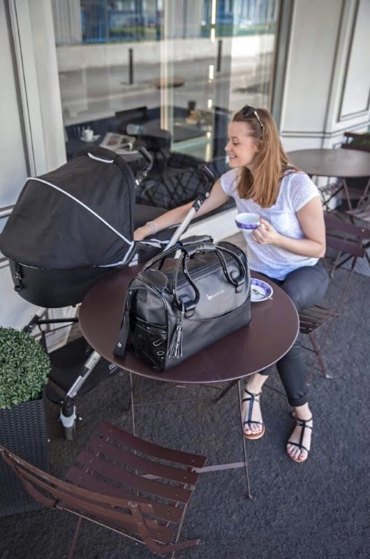 Badabulle Glossy Black Luiertas B043011 - Afbeelding 3