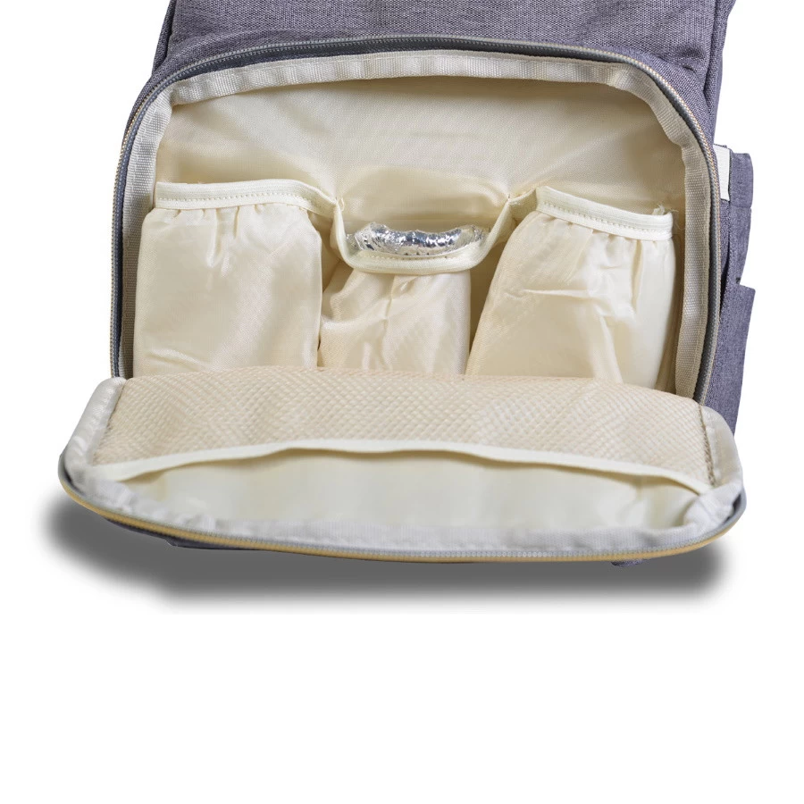 Cangaroo Amelia Zwart Rugzak/Luiertas - Afbeelding 4