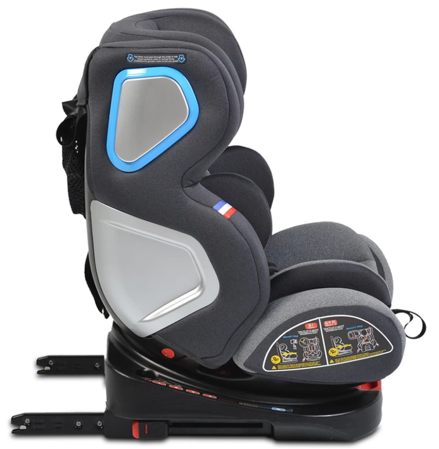 Cangaroo Colonel Black SPS Isofix 0-36 Kg Autostoel 0229 - Afbeelding 2