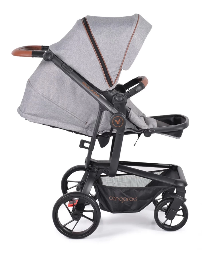 Cangaroo Ellada Grey 3-in-1 Combi Kinderwagen Incl. Autostoel - Afbeelding 11