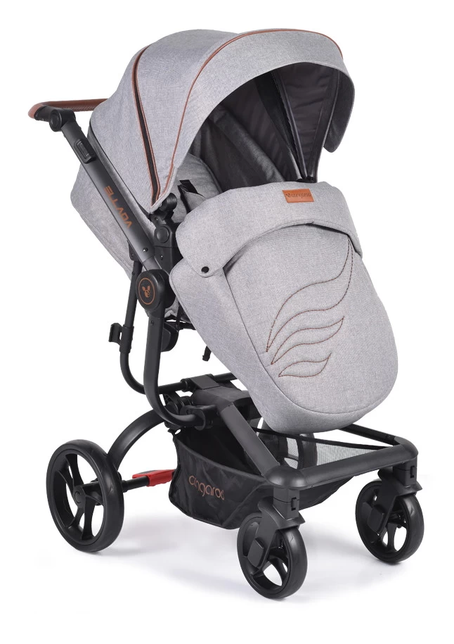 Cangaroo Ellada Grey 3-in-1 Combi Kinderwagen Incl. Autostoel - Afbeelding 5