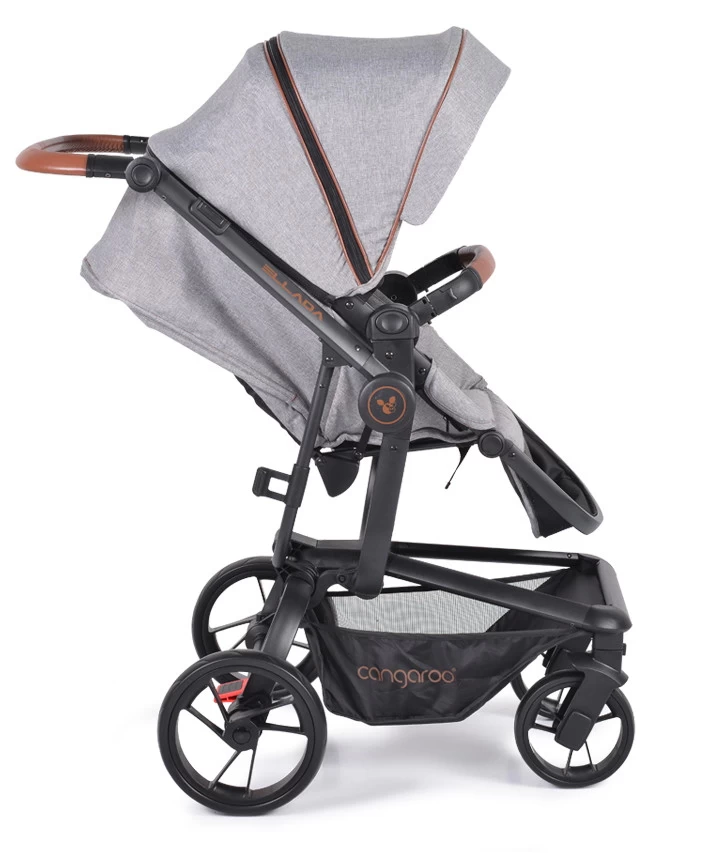 Cangaroo Ellada Grey 3-in-1 Combi Kinderwagen Incl. Autostoel - Afbeelding 9