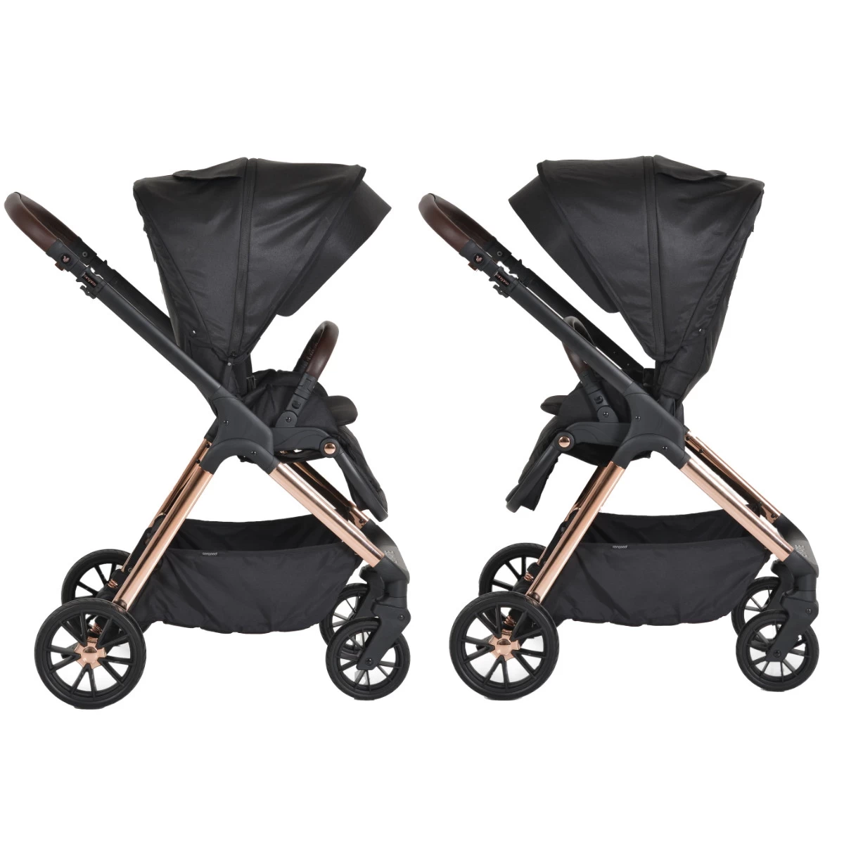 Cangaroo Empire Black 3-in-1 Kinderwagen Incl. Autostoel - Afbeelding 11
