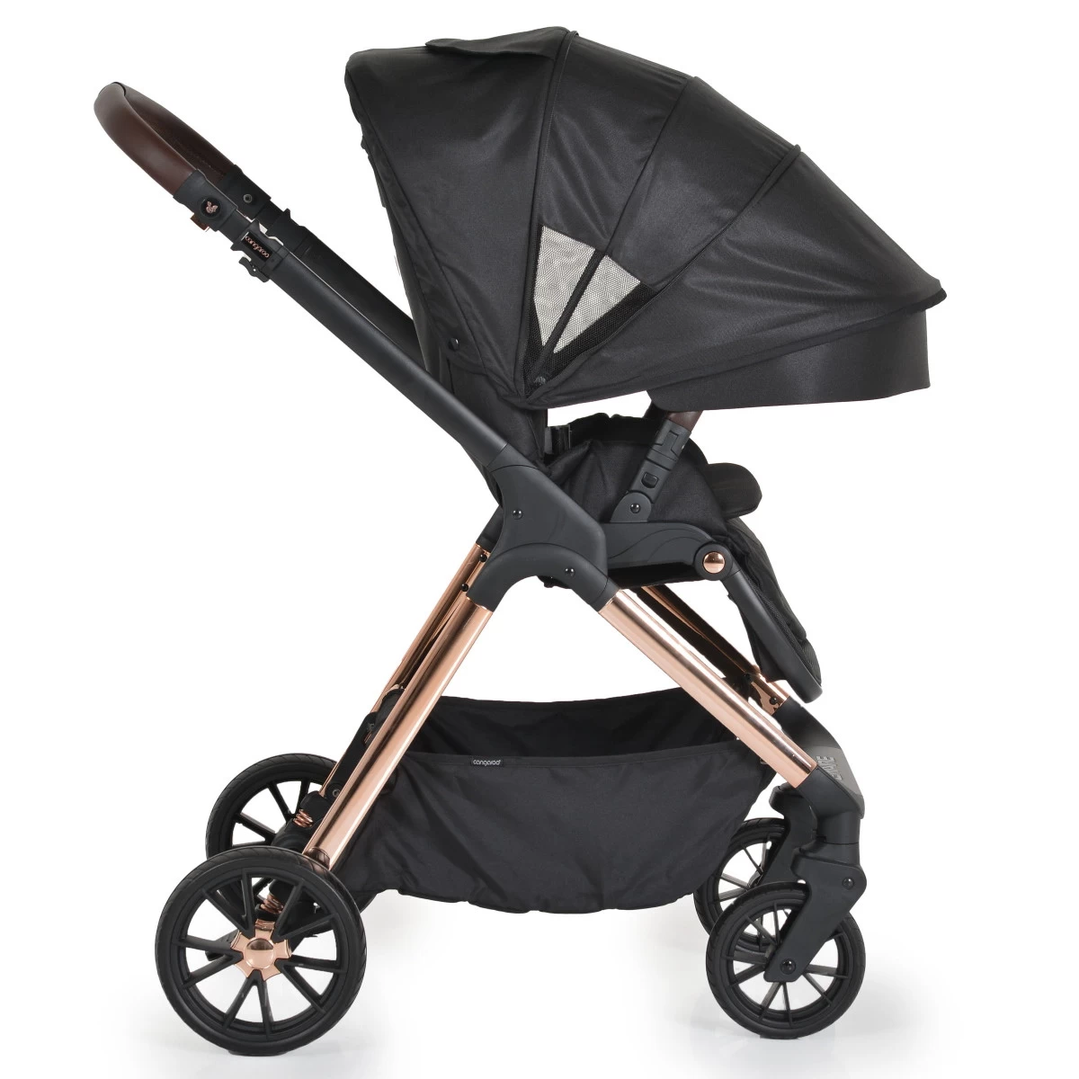 Cangaroo Empire Black 3-in-1 Kinderwagen Incl. Autostoel - Afbeelding 13