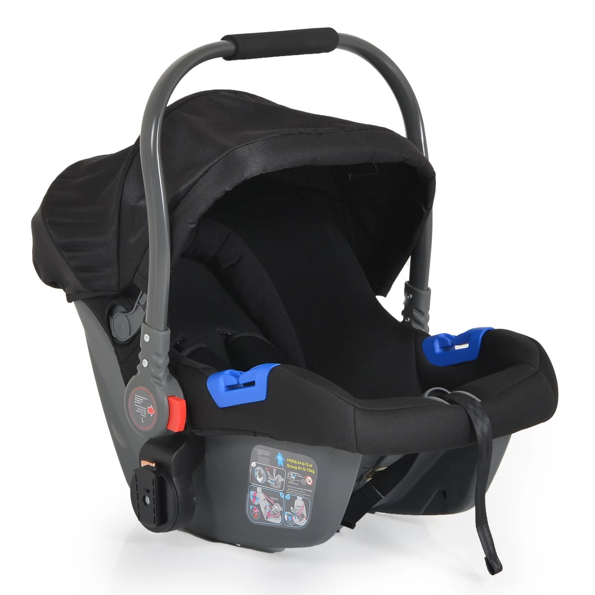 Cangaroo Empire Black 3-in-1 Kinderwagen Incl. Autostoel - Afbeelding 16