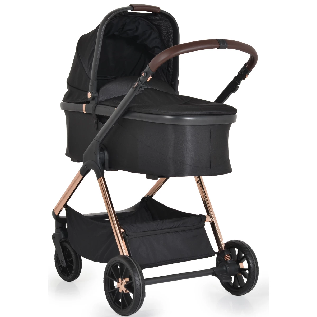 Cangaroo Empire Black 3-in-1 Kinderwagen Incl. Autostoel - Afbeelding 2