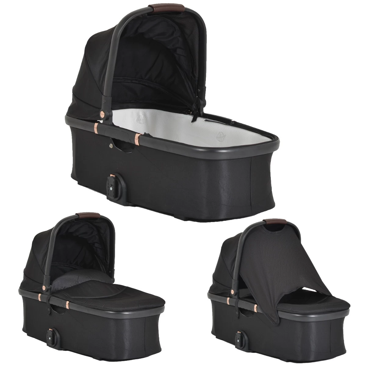 Cangaroo Empire Black 3-in-1 Kinderwagen Incl. Autostoel - Afbeelding 6