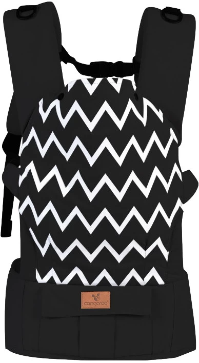 Cangaroo Explorer Black Ergonomische Draagzak 7124