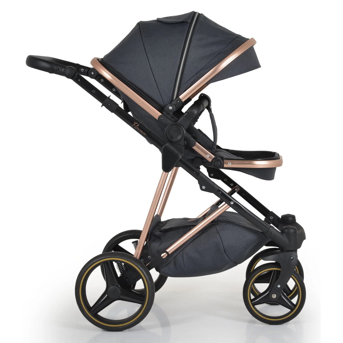 Cangaroo Florence Black 3-in-1 Kinderwagen Incl. Autostoel 109997 - Afbeelding 11