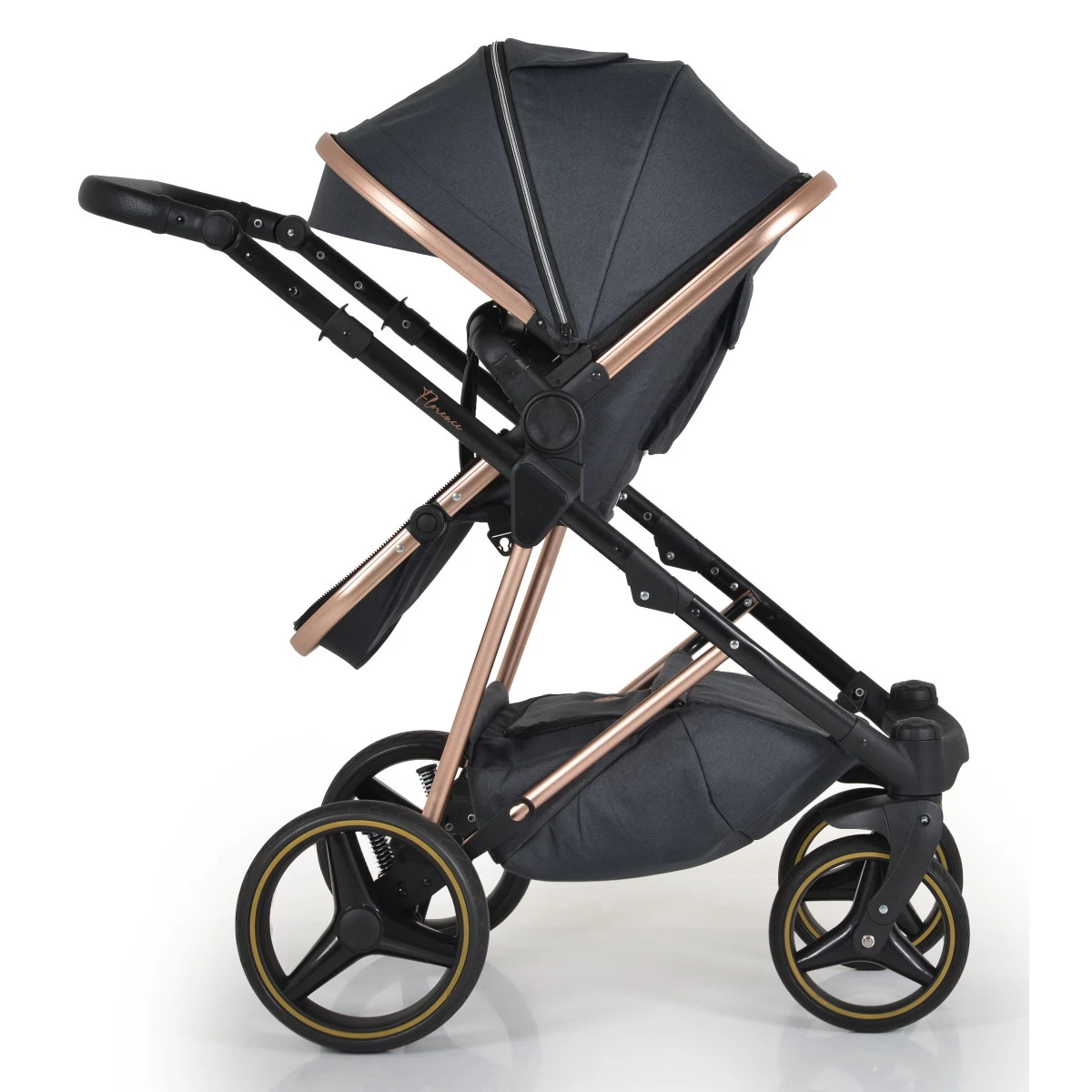 Cangaroo Florence Black 3-in-1 Kinderwagen Incl. Autostoel 109997 - Afbeelding 12