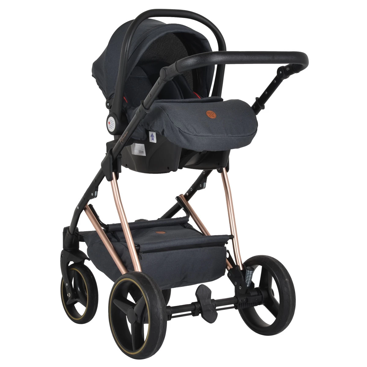 Cangaroo Florence Black 3-in-1 Kinderwagen Incl. Autostoel 109997 - Afbeelding 18