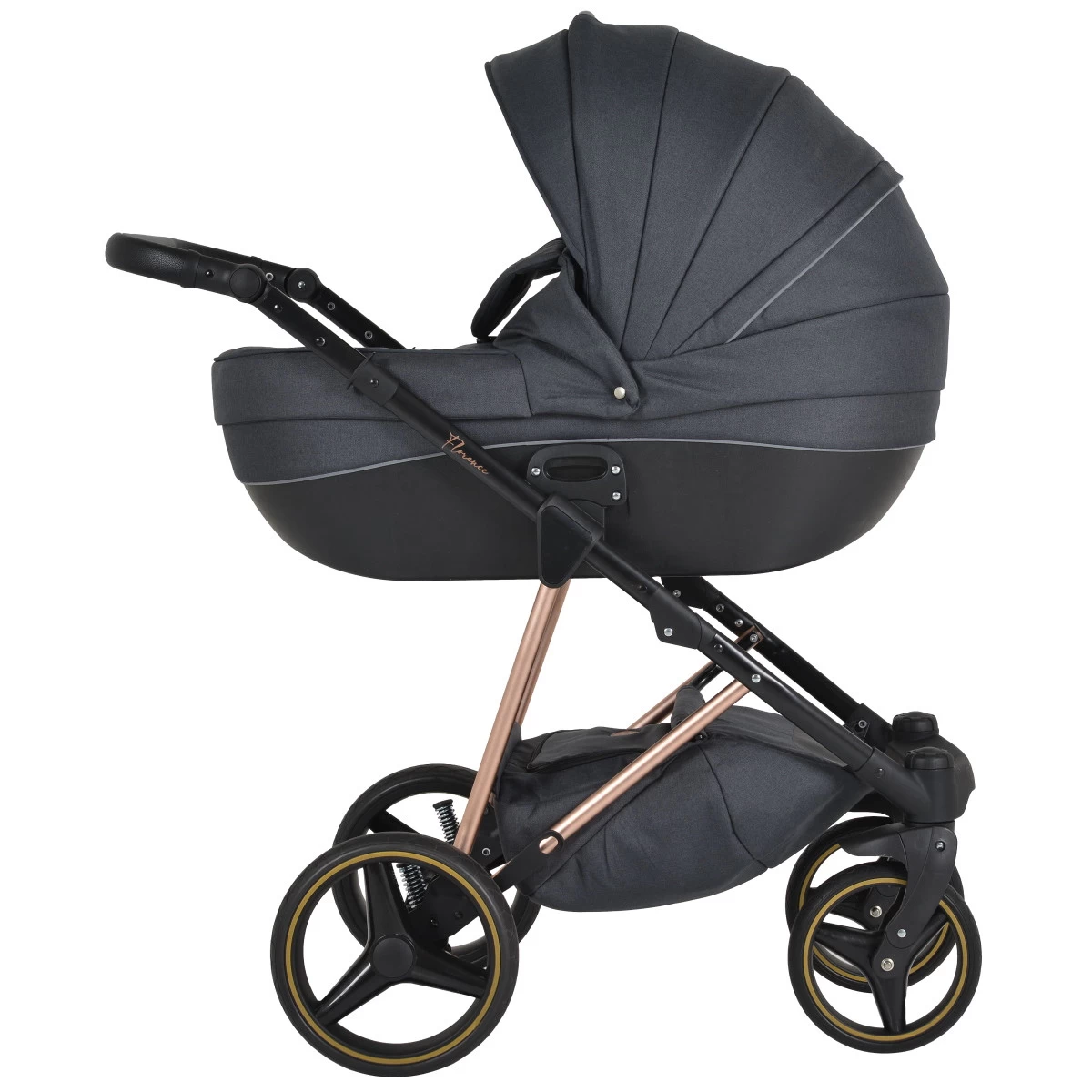 Cangaroo Florence Black 3-in-1 Kinderwagen Incl. Autostoel 109997 - Afbeelding 2