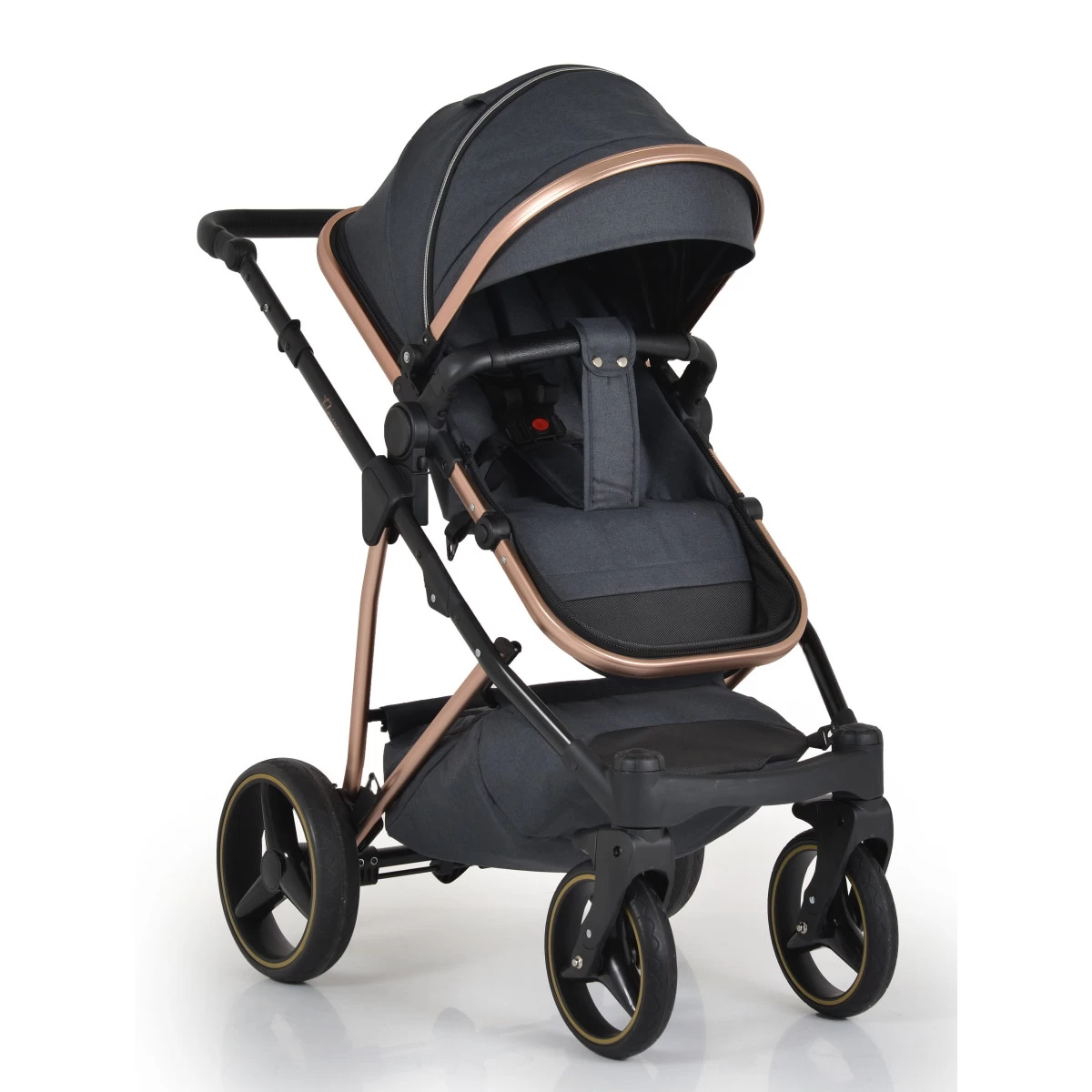 Cangaroo Florence Black 3-in-1 Kinderwagen Incl. Autostoel 109997 - Afbeelding 7