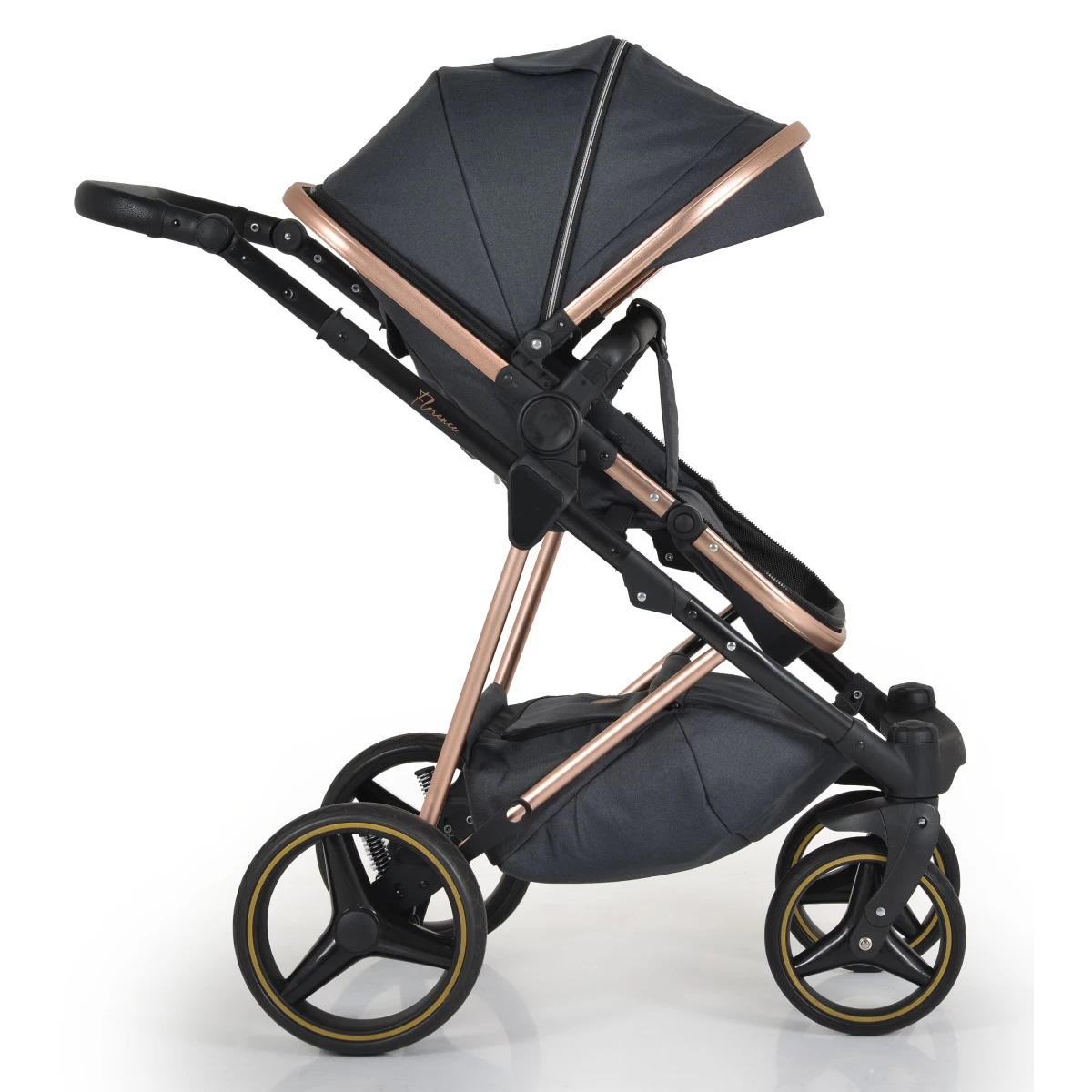 Cangaroo Florence Black 3-in-1 Kinderwagen Incl. Autostoel 109997 - Afbeelding 8