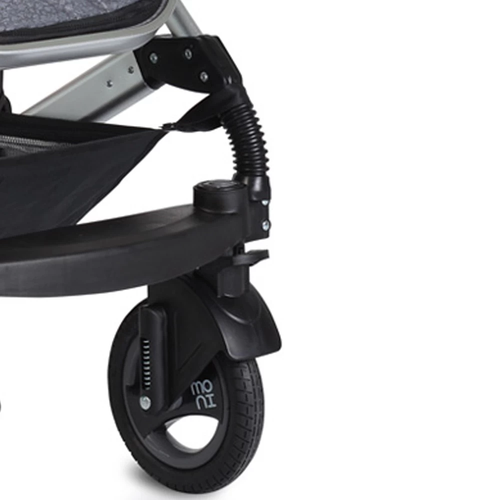 Cangaroo Gala Steel Grey 3-in-1 Combi Kinderwagen Incl. Autostoel - Afbeelding 13