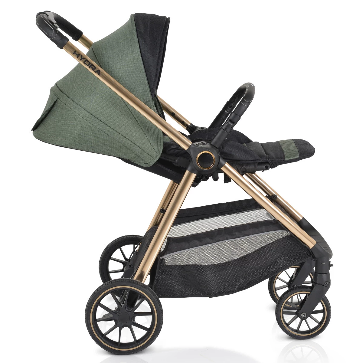 Cangaroo Hydra Green 2-in-1 Kinderwagen Incl. Adapter - Afbeelding 11