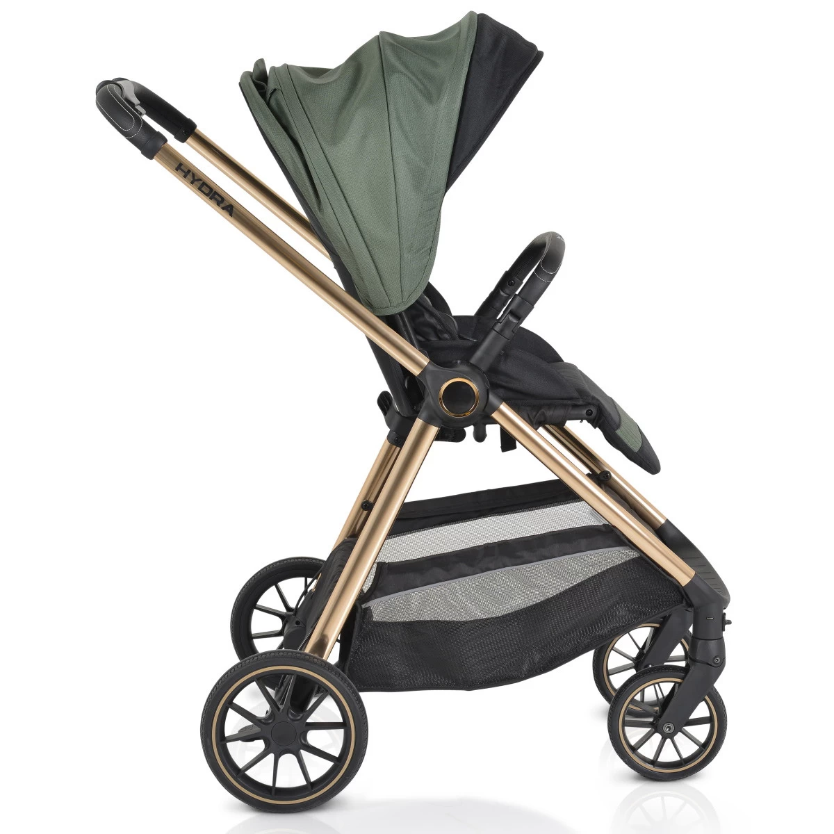 Cangaroo Hydra Green 2-in-1 Kinderwagen Incl. Adapter - Afbeelding 13