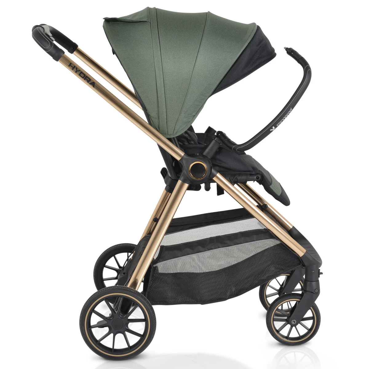 Cangaroo Hydra Green 2-in-1 Kinderwagen Incl. Adapter - Afbeelding 15