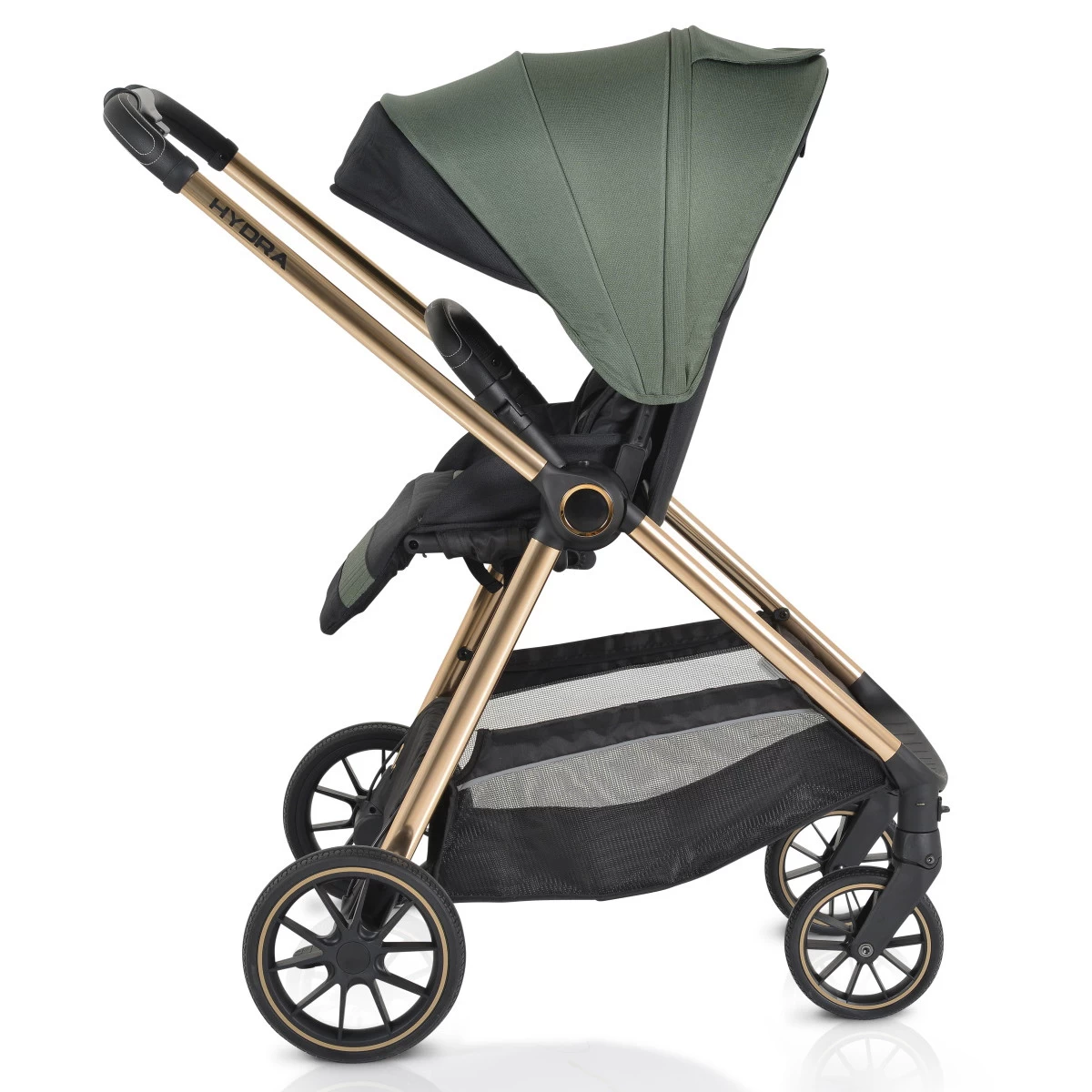 Cangaroo Hydra Green 2-in-1 Kinderwagen Incl. Adapter - Afbeelding 16